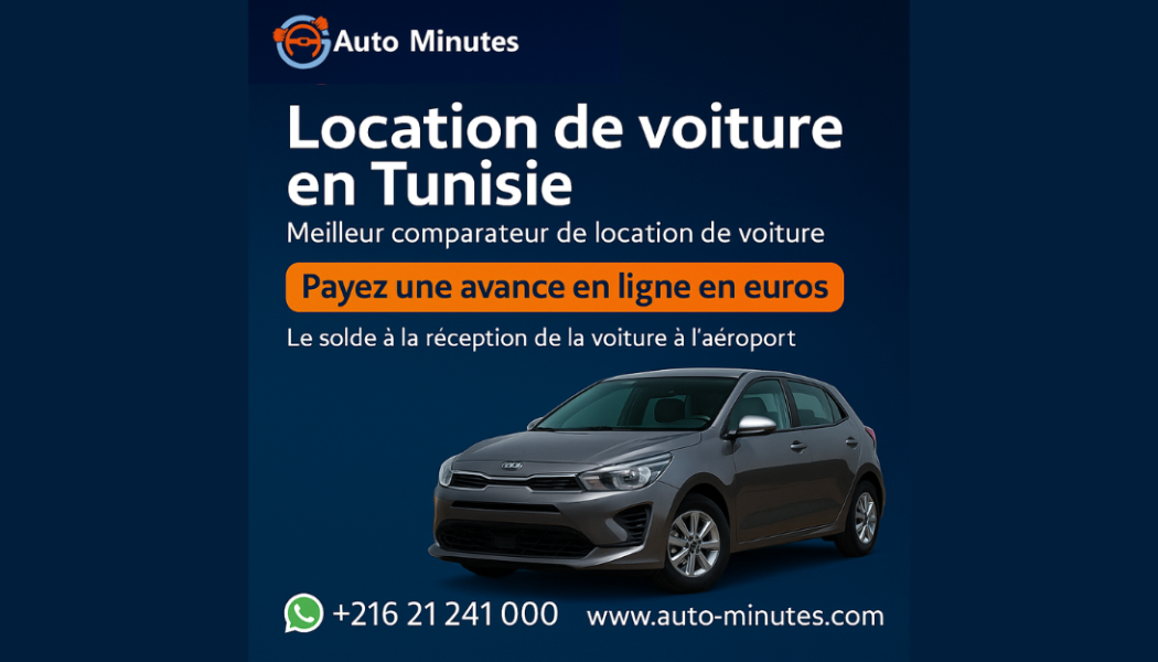 Auto Minutes – Location de voiture en Tunisie