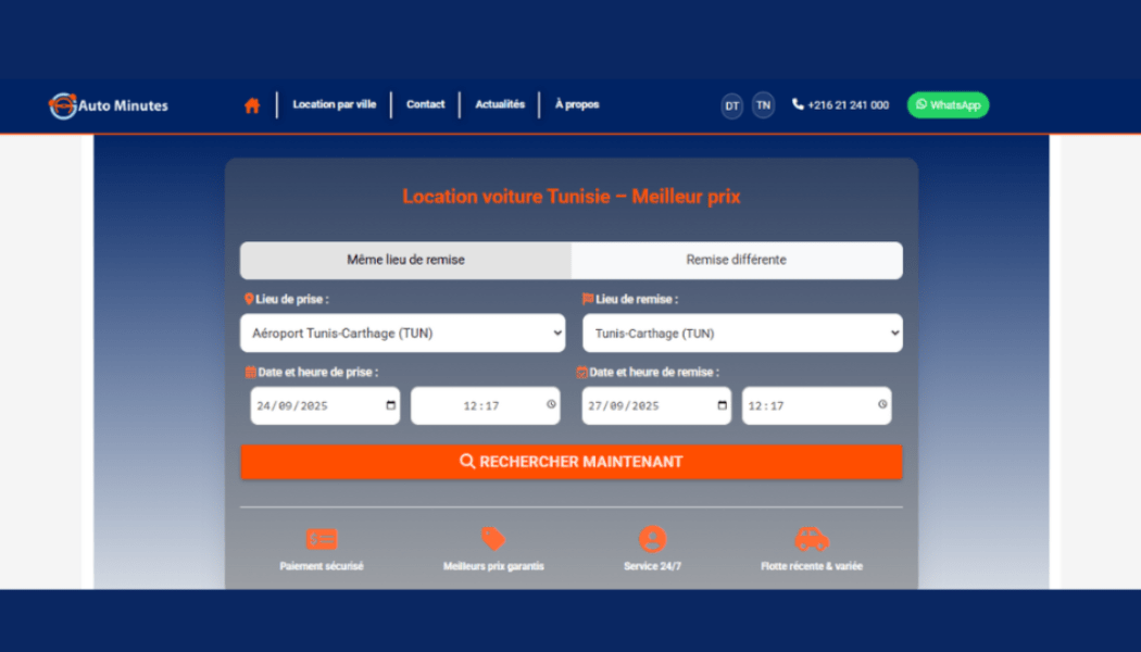 Nouveau design, même mission : vous offrir la meilleure expérience de location de voiture en Tunisie